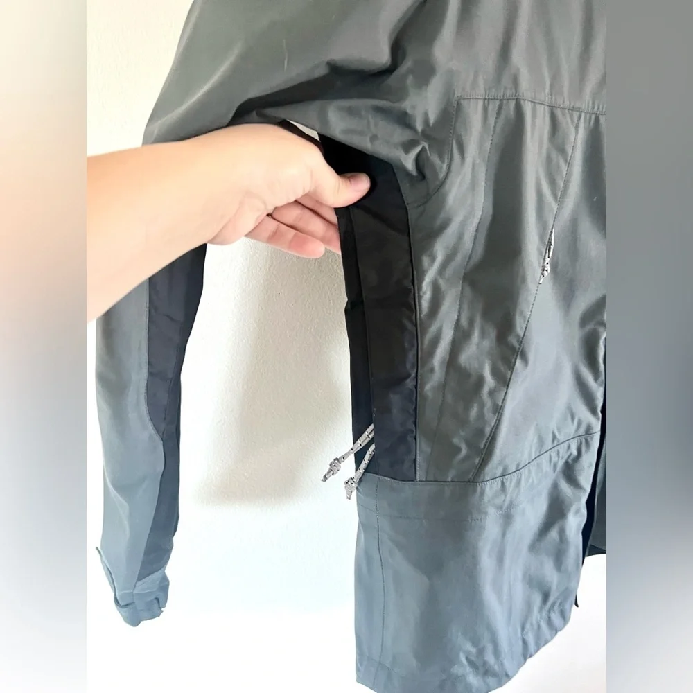 Patagonia Vintage 90s Stretch Triolet‎ Jacket Gray Nylon Waterproof Size Small